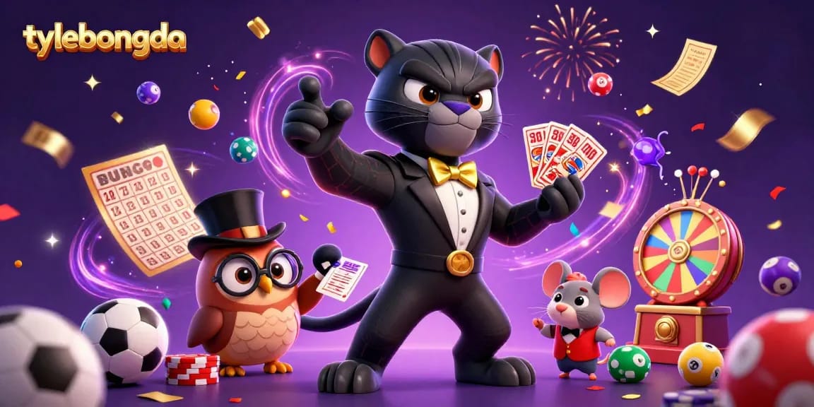 Engage with tylebongda's thrilling sports betting action featuring a panther dealer, owl, and mouse.