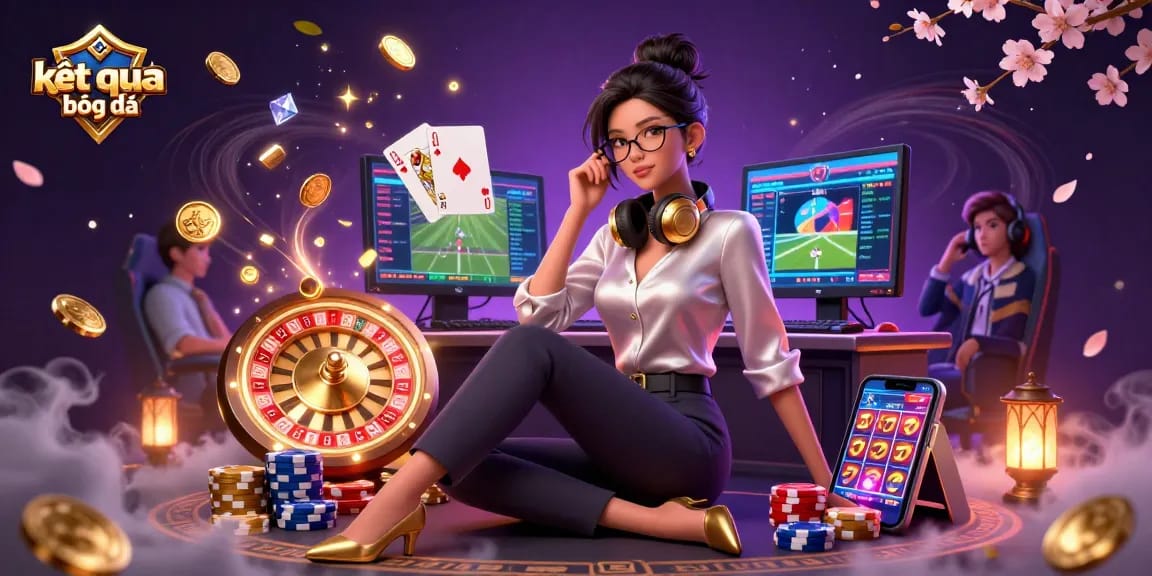 Capture up-to-the-minute kết quả bóng đá with advanced graphics of sports betting, presenting rich casino elements.