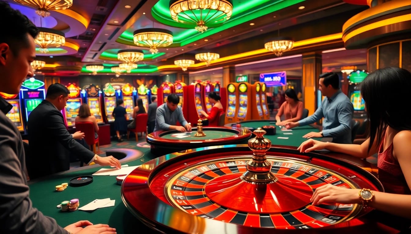 Experience thrilling betting action at link mm88 with vibrant casino games and luxury ambiance.