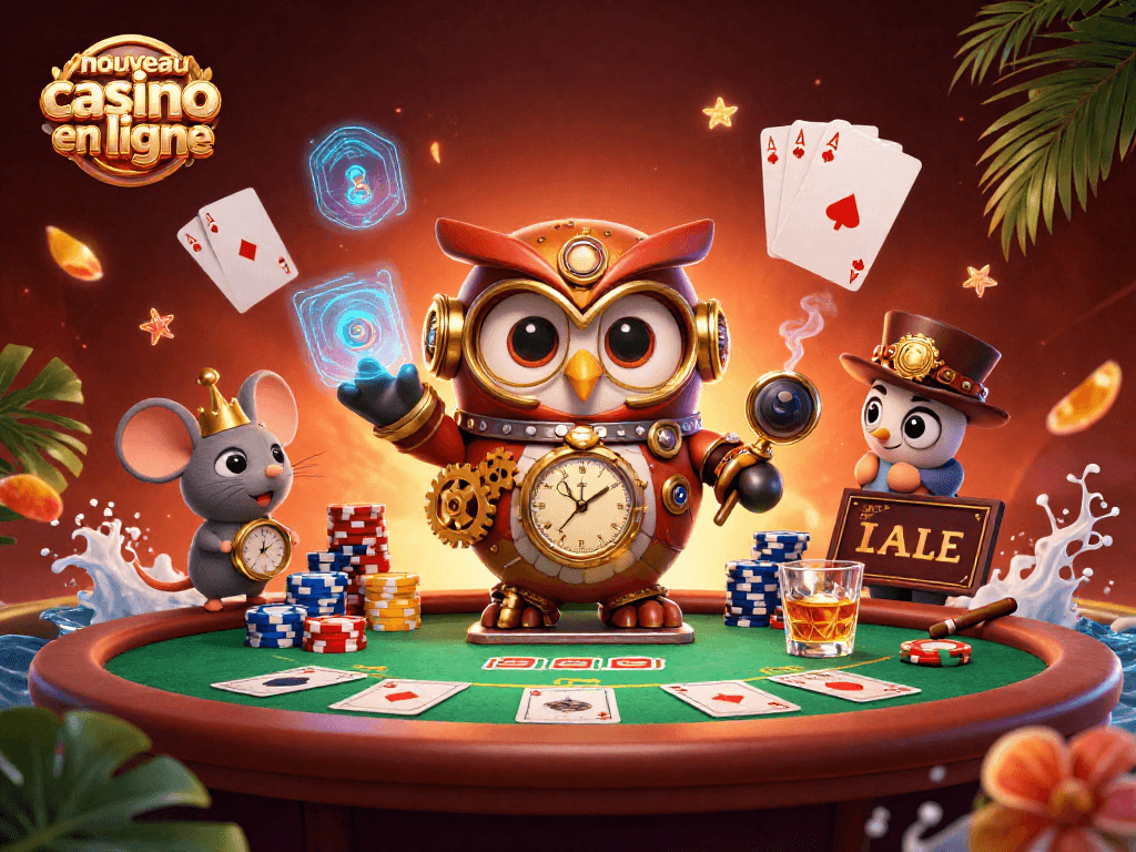 Jouez dans un nouveau casino en ligne avec l'hibou voyageur et son compagnon à roulette.