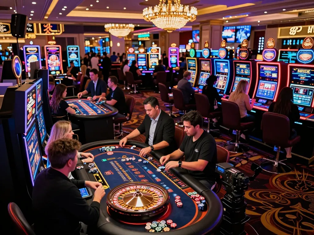 Players experiencing the excitement of roulette and gaming at 88clbgo's vibrant casino atmosphere.
