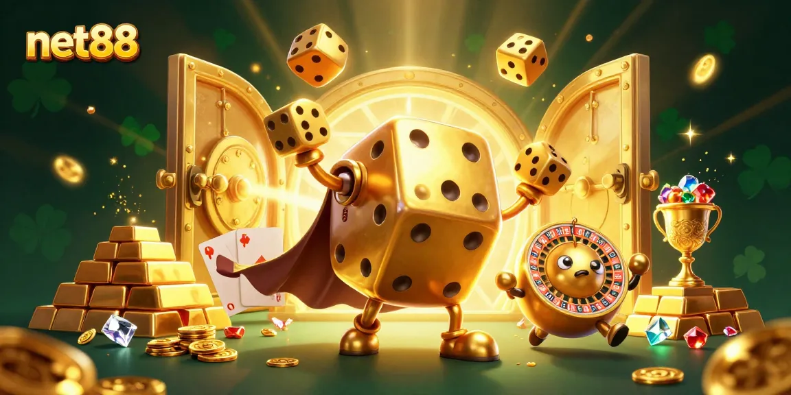 Experience exhilarating gaming moments at net88 with our vibrant 3D casino characters and rich treasures.