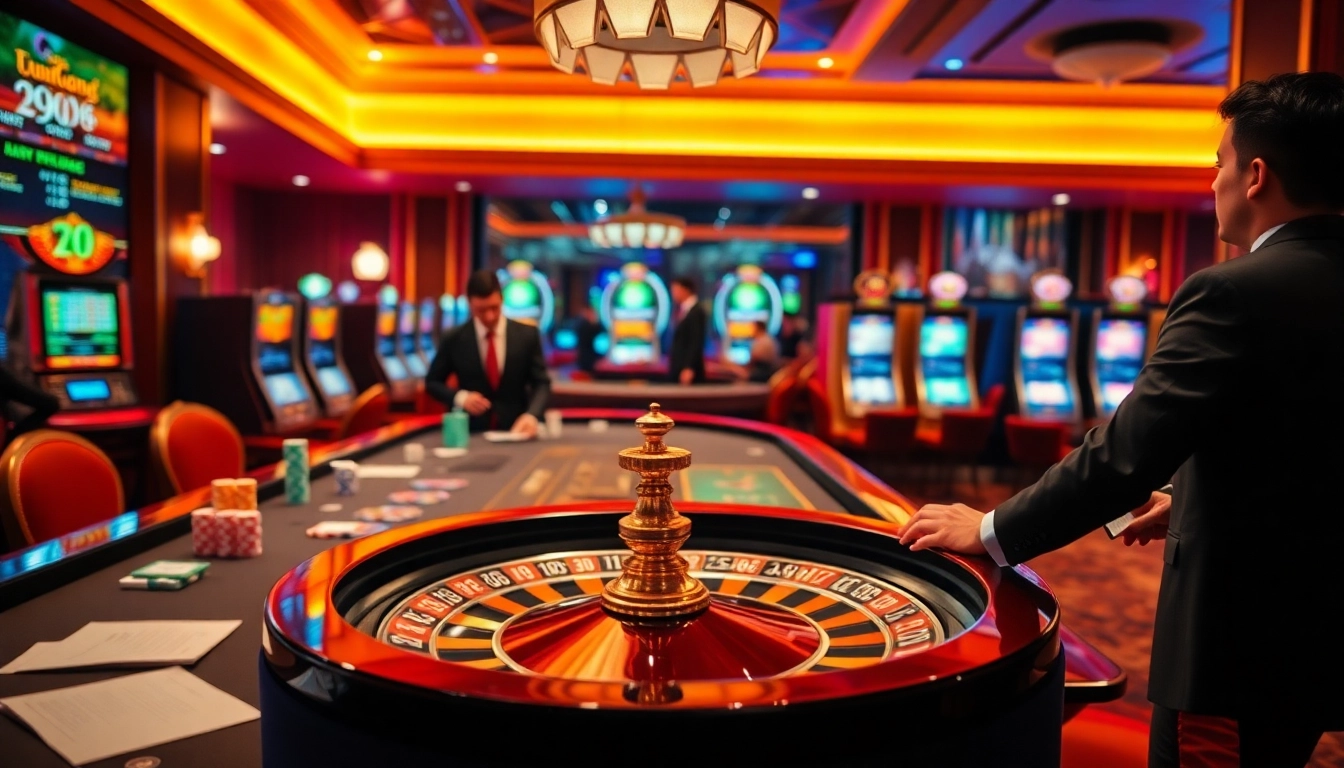 Experience the thrill of QQ88 COM with vibrant poker tables and exciting casino visuals.