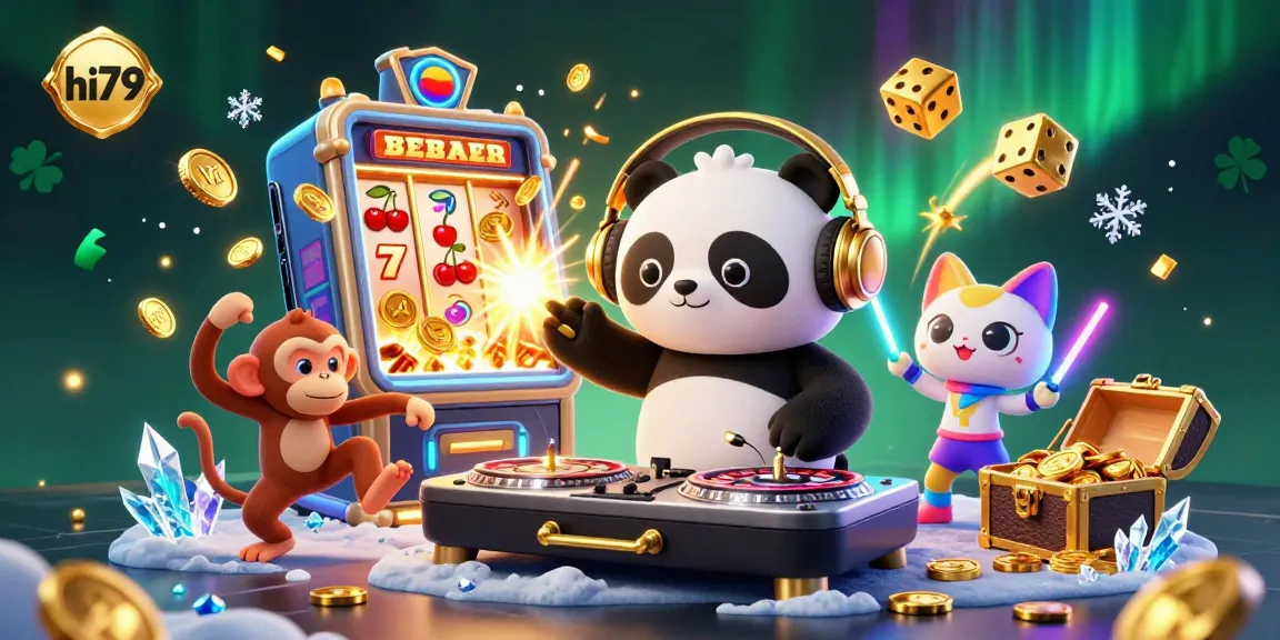 Engage with exciting gameplay at hi79 featuring vibrant characters in a lively casino scene.