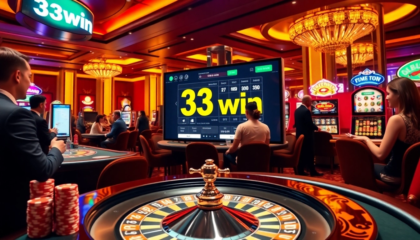 Play at 33win, the top online casino platform, with vibrant tables and exciting game offerings.