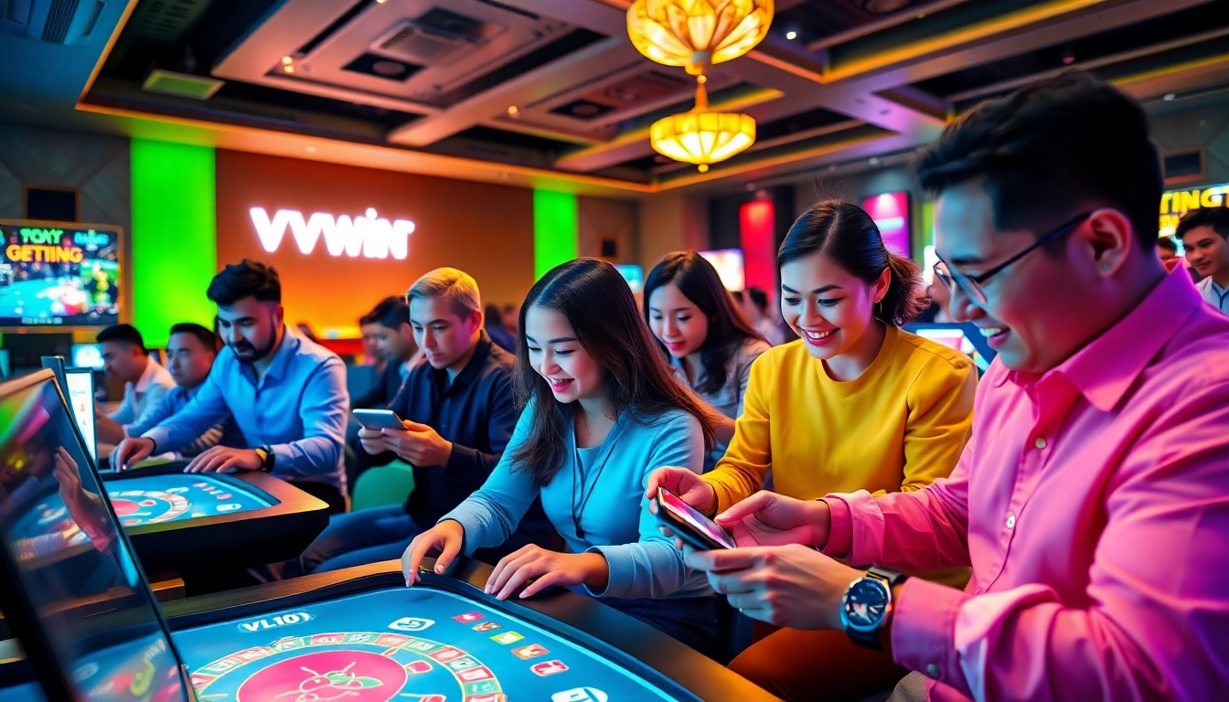 Experience the excitement of online betting at vvvwin88.live with players enjoying various games.