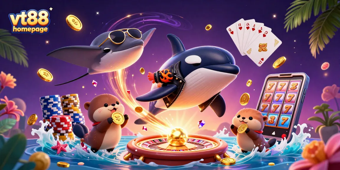 Win big at vt88 homepage with vibrant 3D casino characters and dynamic gaming elements.