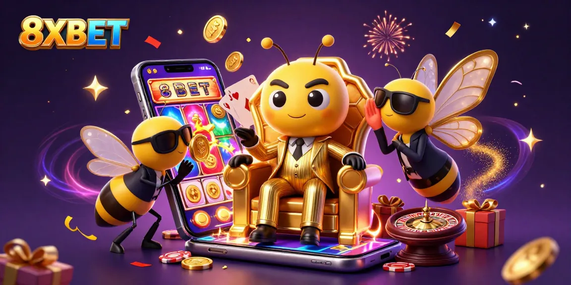 Experience thrilling gameplay with 8XBET's vibrant casino scene featuring games and fun.