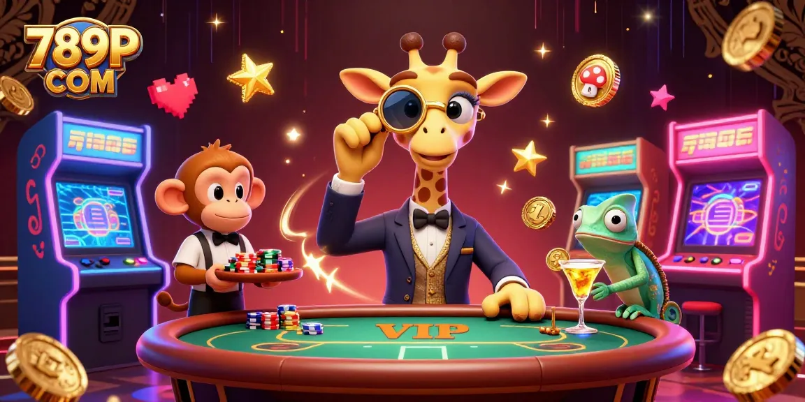 Join the fun at 789P COM with a lively casino atmosphere featuring exciting characters and games.