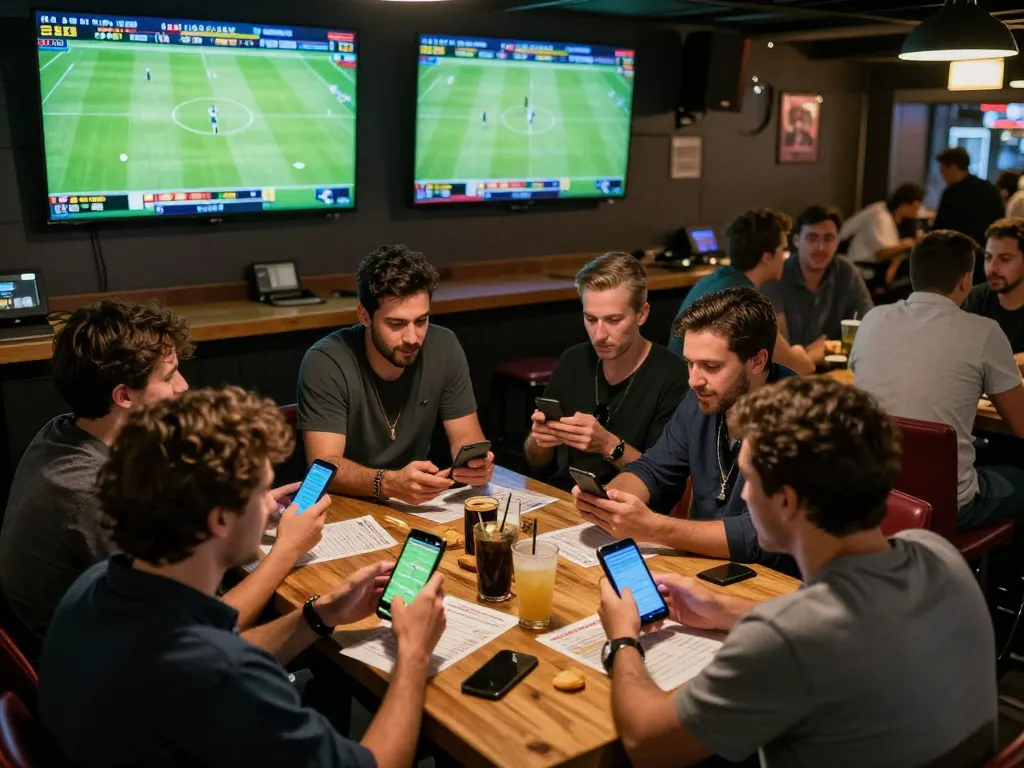 Xoilac users engaging in sports betting with dynamic live match displays.