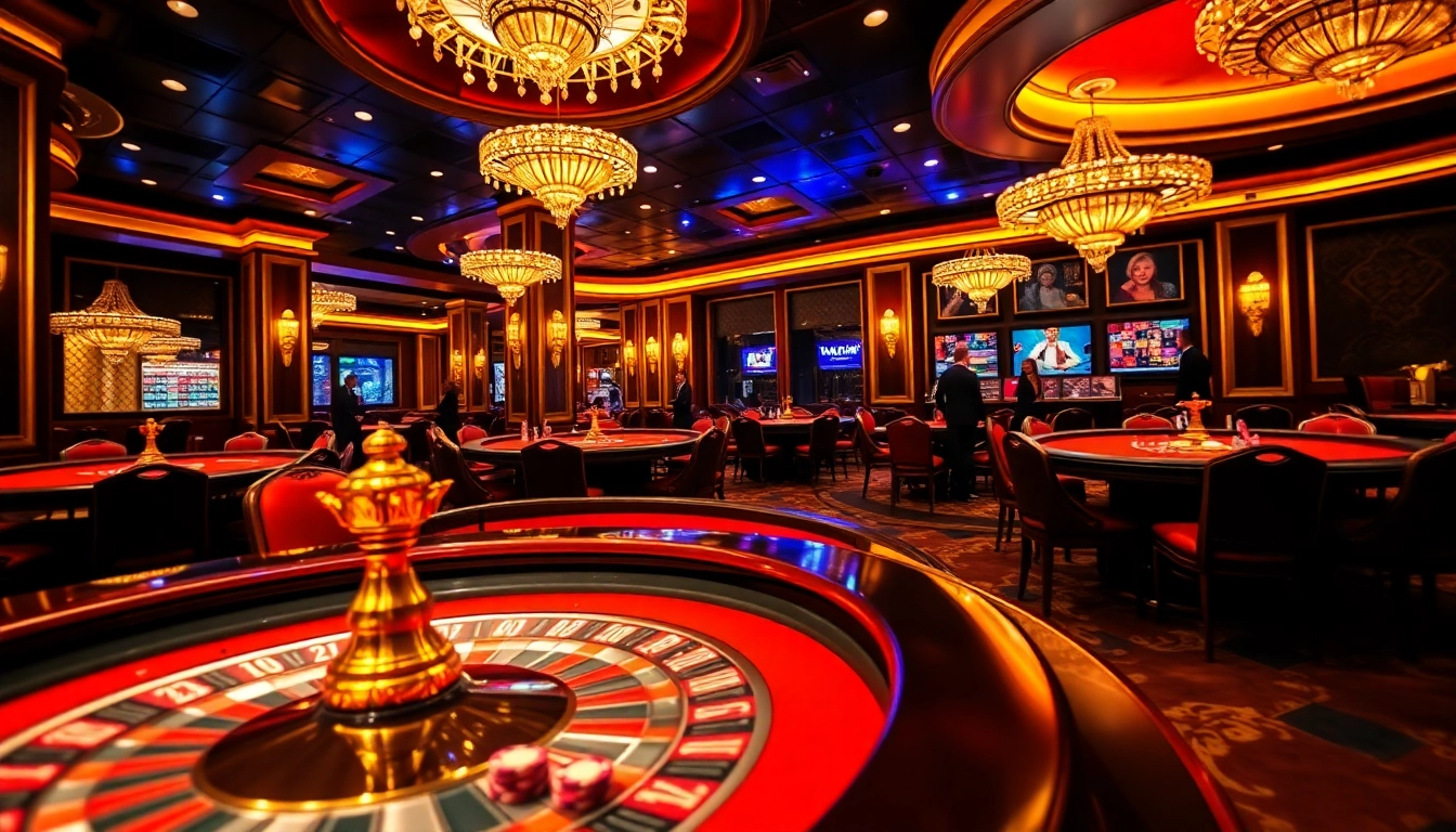 Exciting scenes of high-stakes play at 68VIP casino with roulette and poker elements.