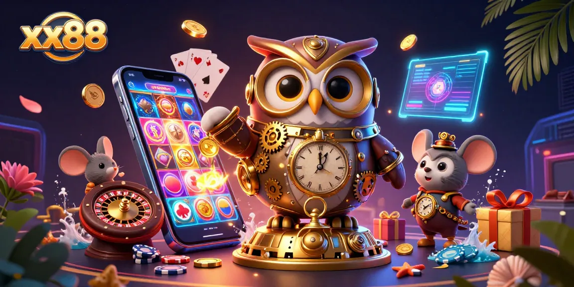 Engage with exciting gaming opportunities at xx88 with vibrant casino elements and dynamic action elements.