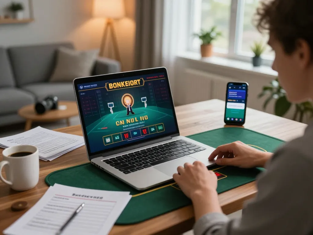 Player using five88 app for an engaging online blackjack session with strategic notes