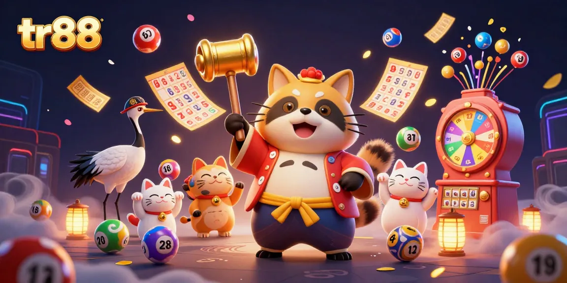 Experience tr88's exciting gaming world with vibrant characters and dynamic casino elements!