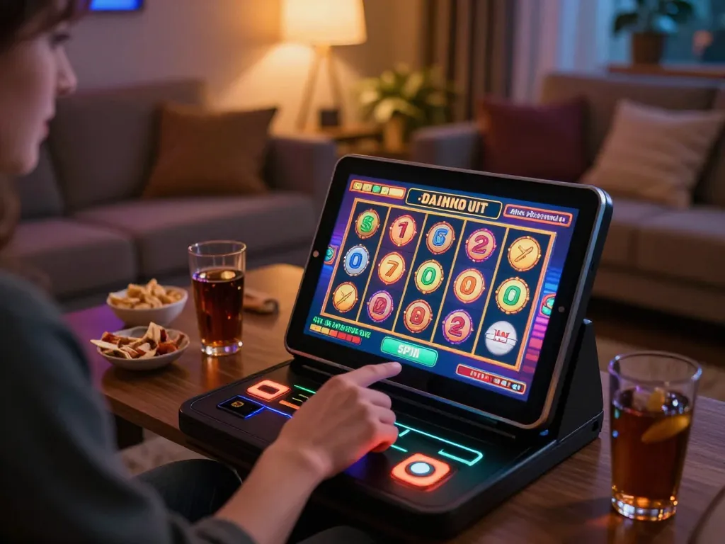 Spin the reels on vibrant online slot machines, capturing excitement with digital gaming.