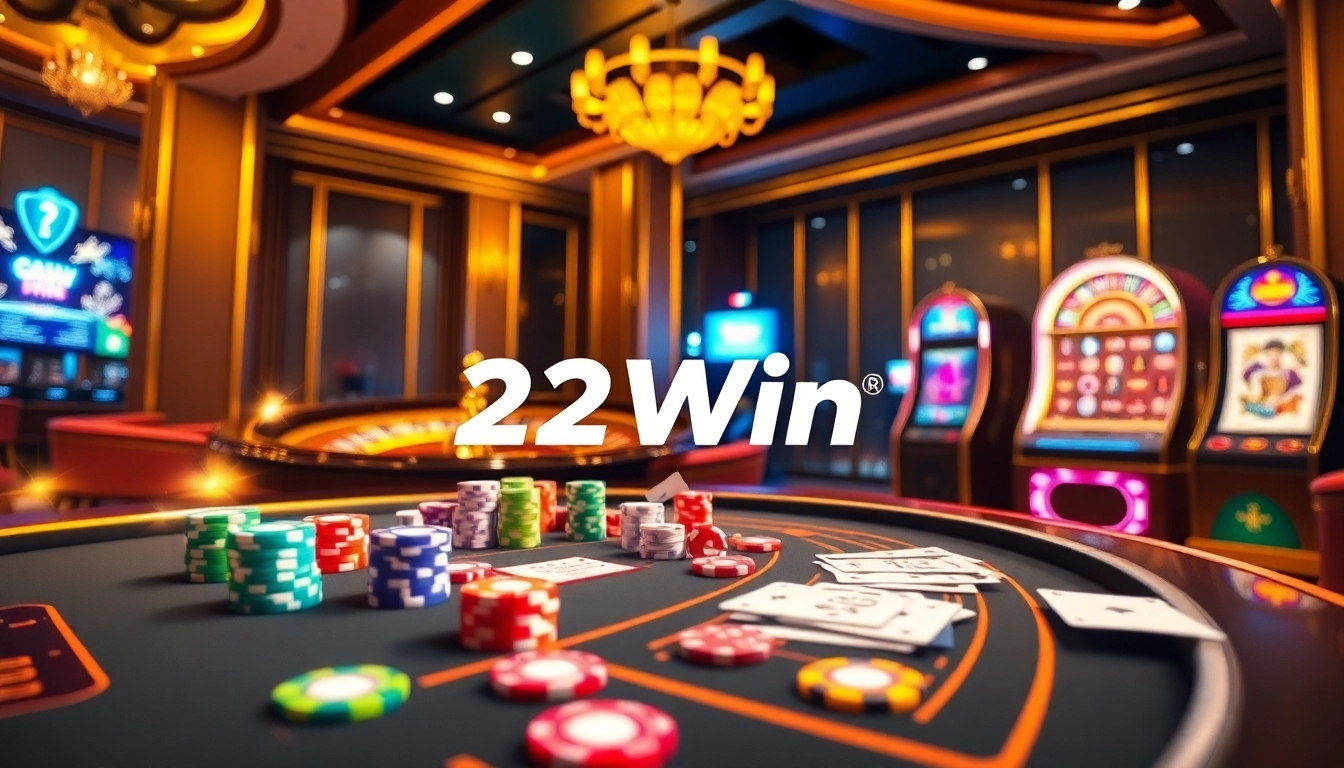 Experience 23Win's thrilling casino action with vibrant poker games and spinning roulette wheels.