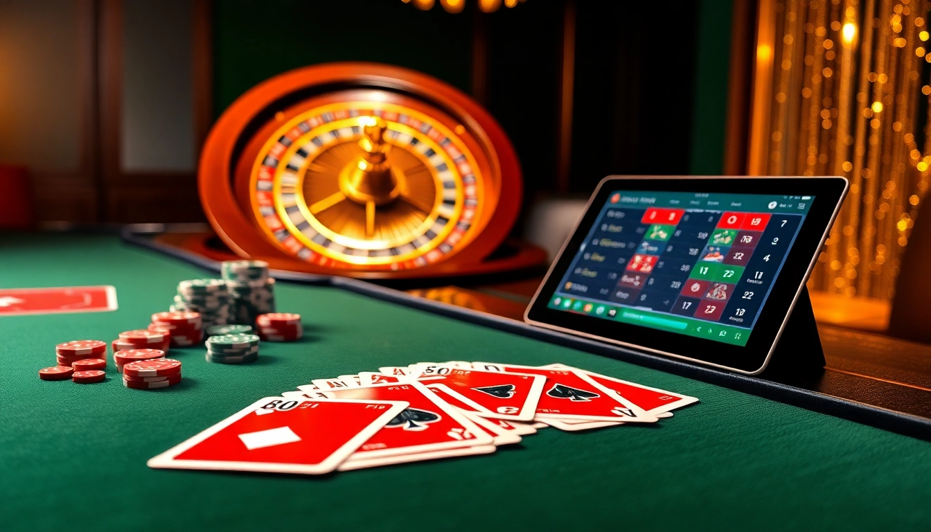 Engage with the luxury of 68VIP casino gaming featuring vibrant cards and exciting roulette.