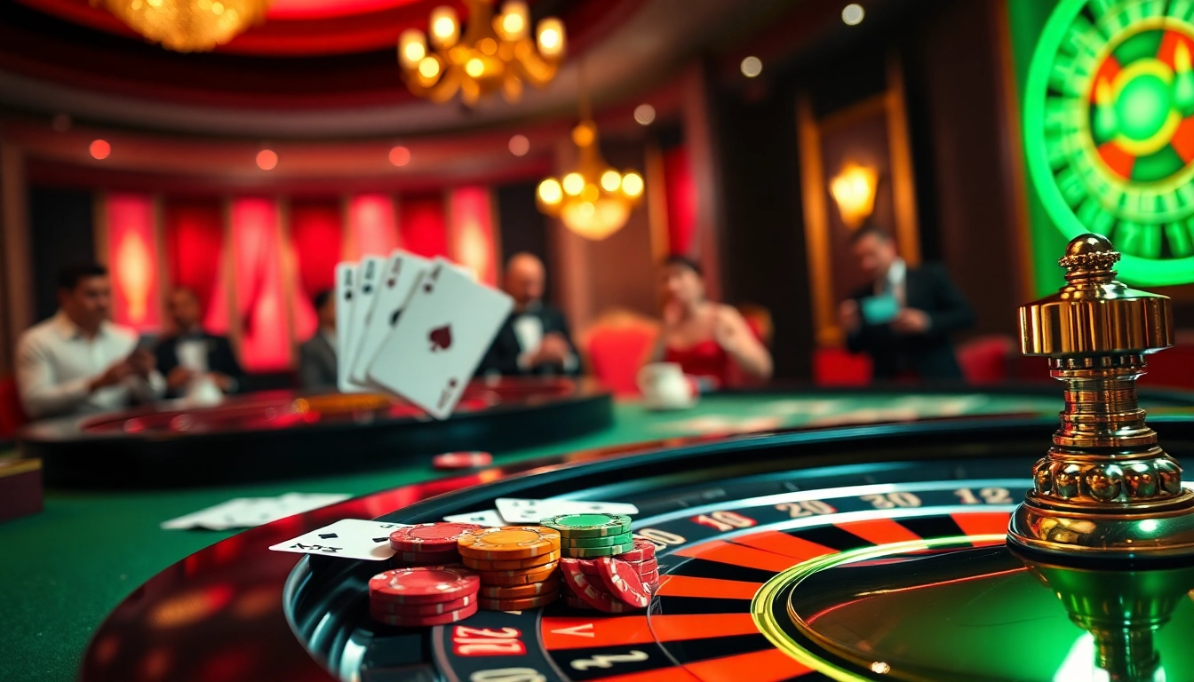 Experience the thrill of a high-stakes casino game with xx88 at an elegant gaming table.