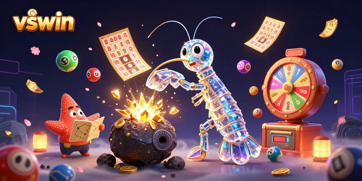 Experience thrilling wins with vswin in this dynamic casino scene filled with lottery excitement.