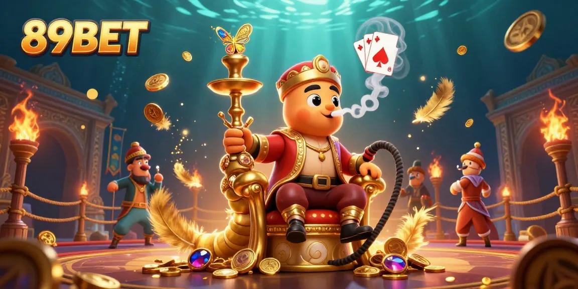 Bet big and win with 89BET in a vibrant online casino atmosphere showcasing dynamic gaming scenes.