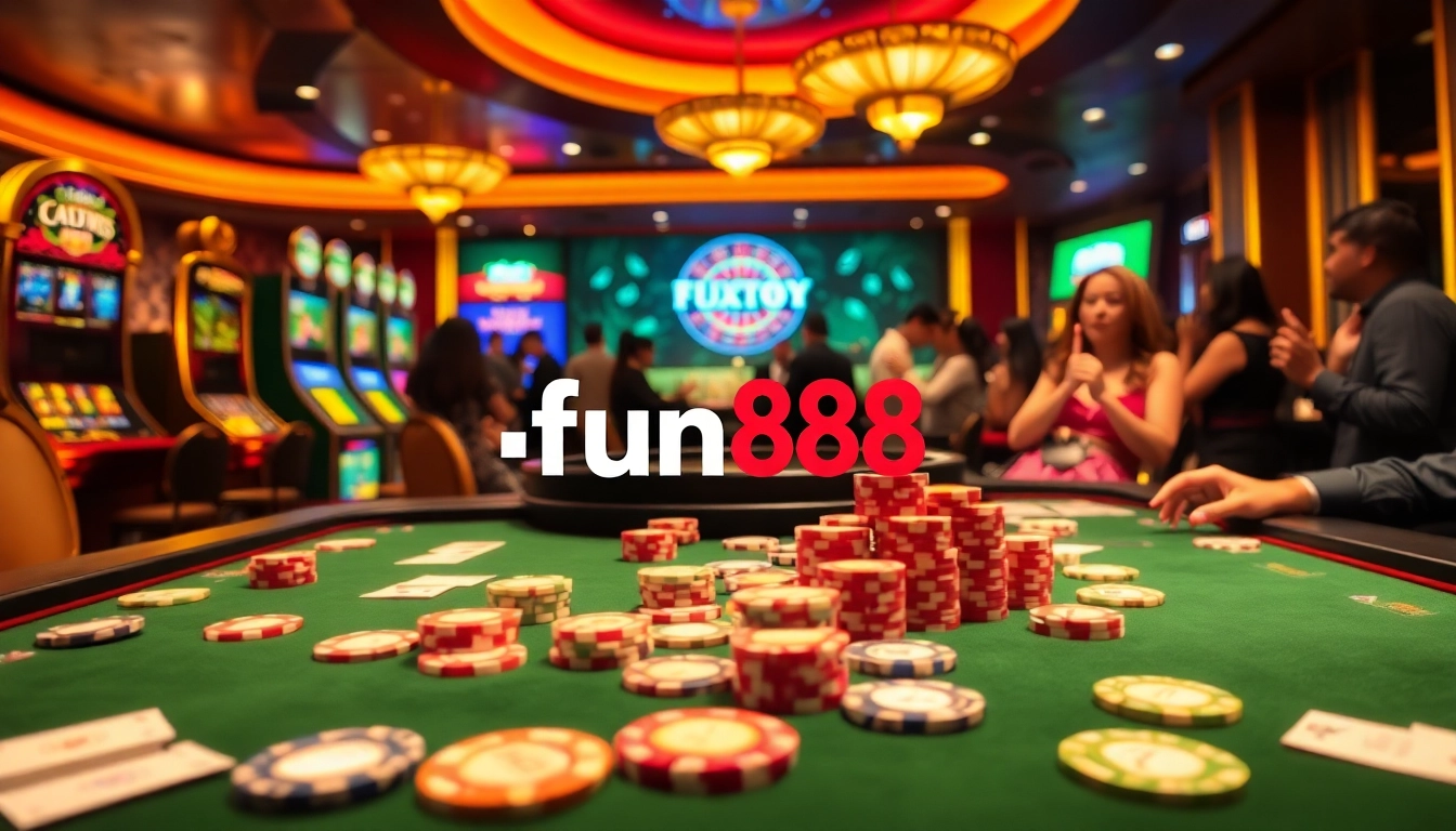 Experience the thrill of fun88 with vibrant casino games and high-stakes action.