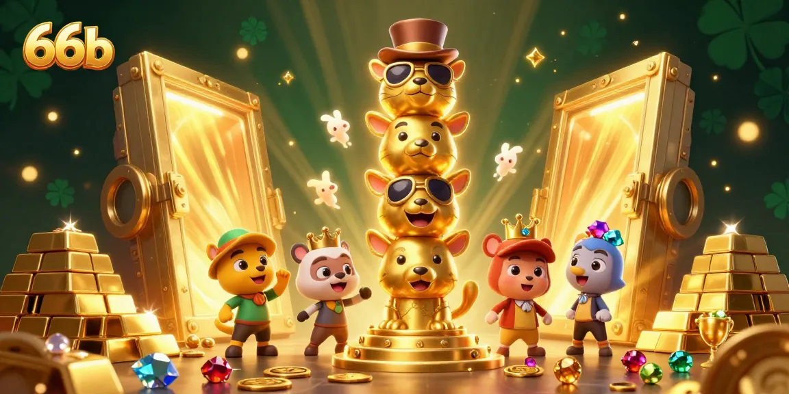 Engage with 66b's thrilling casino adventure featuring golden totem and shimmering treasures.