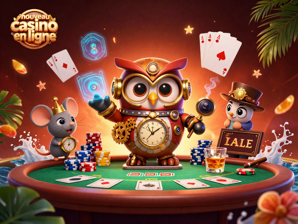 Jouez dans un nouveau casino en ligne avec l'hibou voyageur et son compagnon à roulette.