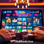 Exciting online gaming experience at hello88win.live with vibrant casino visuals.
