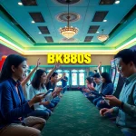 Engaging gambling scene showcasing players on bk860s.com enjoying diverse games with a modern and secure interface.