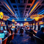 Exciting gaming atmosphere at vin777.gb.net showcasing online casino and sports betting options.