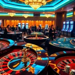 Experience the thrill of gaming at 33Win’s luxurious casino tables with vibrant poker chips.