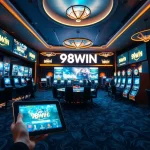 Exciting online gambling experience at Nhà Cái 98Win with modern casino elements.