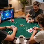 Gambling on the 789win link 789win with intense poker gameplay from a cozy home setup