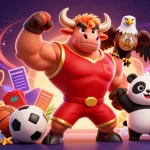 Experience thrilling sports betting action with tỷ lệ bóng đá hôm nay, featuring vibrant characters and dynamic betting elements.
