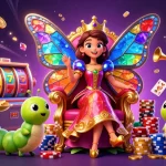 Experience exciting slots that accept credit cards with dazzling visuals, golden coins, and vibrant casino elements.