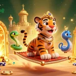 Engage in thrilling gameplay at credit card casinos with a vibrant scene of luck and fortune.