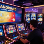 Best casinos for credit cards highlighted in a vibrant online gaming atmosphere.