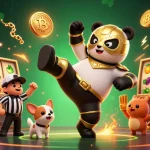 Experience thrilling action at VK88 with a panda wrestler and casino fun!