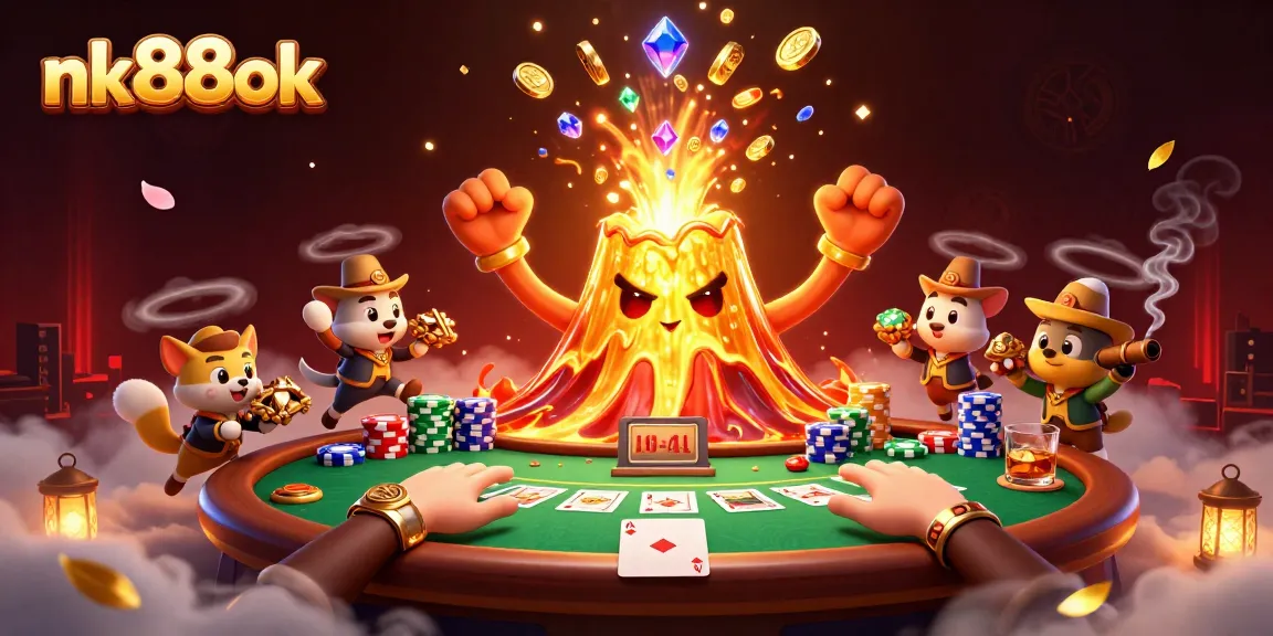 Experience thrilling adventures at nk88ok with golden volcanoes and treasure-filled games.