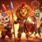 Experience the excitement of vipwin with a dynamic 3D illustration featuring slots and gaming elements.