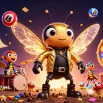 Experience the excitement of rr88 link with vibrant games and animated characters in a casino setting.