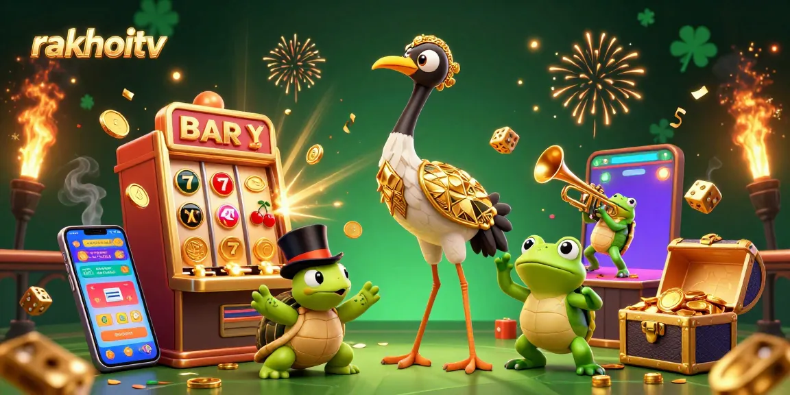 Engage in thrilling sports betting with innovative features on rakhoitv showcasing vibrant 3D elements.